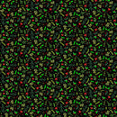 Christmas Magic 10031M-99 Holiday Greenery Black