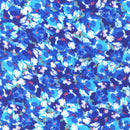 Painterly Petals 108" Cotton Sateen SRKDX-20716-4 Blue