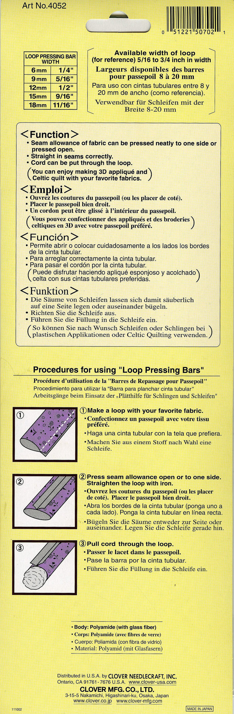 Loop Pressing Bars