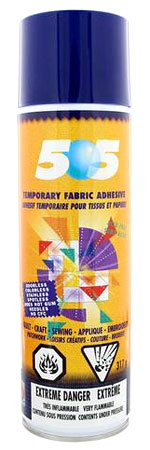 505 Spray Temporary Fabric Adhesive - 500ml