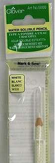 Water Soluble Pencil - White