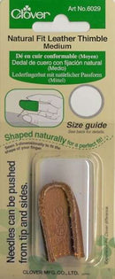 Natural Fit Leather Thimble - Medium