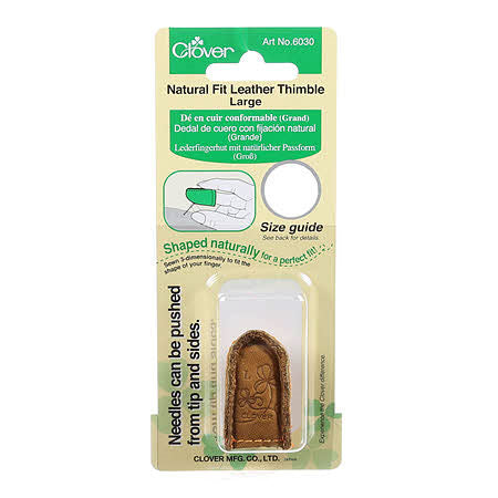 Natural Fit Leather Thimble - Large