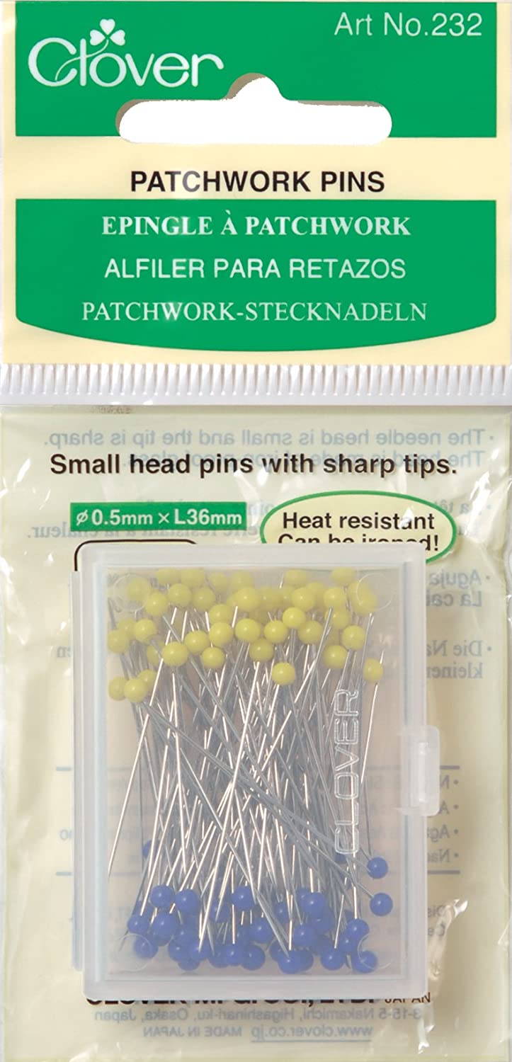 Patchwork Glass Head Pin - Size 23