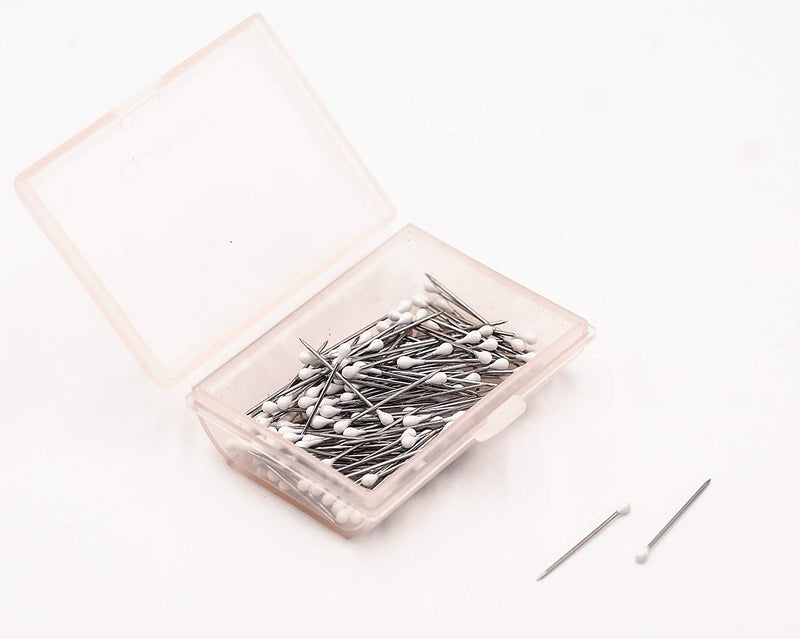 Applique Glass Head Pins - 150 Count