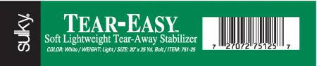 Tear Easy Tear-Away Stabilizer - 20&quot;