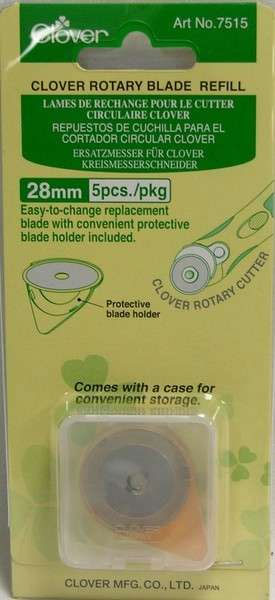 28mm Clover Rotary Blades - 5 Count