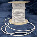 2.5 mm Round Elastic - White