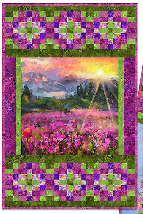 A Year of Art - Summer Wall Hanging Mountain Meadow Kit