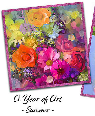 A Year of Art - Summer Wall Hanging Floral Bouquet Kit