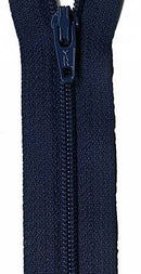 Navy Blue 14&quot; Zipper