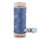 Aurifil Mako Cotton 6-Strand Floss 16 m (18 yd.) spool - 1126 Blue Grey