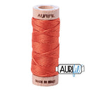 Aurifil Mako Cotton 6-Strand Floss 16 m (18 yd.) spool - 1154 Dusty Orange