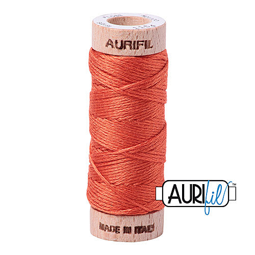 Aurifil Mako Cotton 6-Strand Floss 16 m (18 yd.) spool - 1154 Dusty Orange