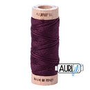 Aurifil Mako Cotton 6-Strand Floss 16 m (18 yd.) spool - 1240 Very Dark Eggplant