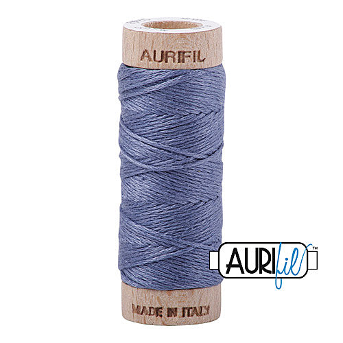Aurifil Mako Cotton 6-Strand Floss 16 m (18 yd.) spool - 1248 Dark Grey Blue