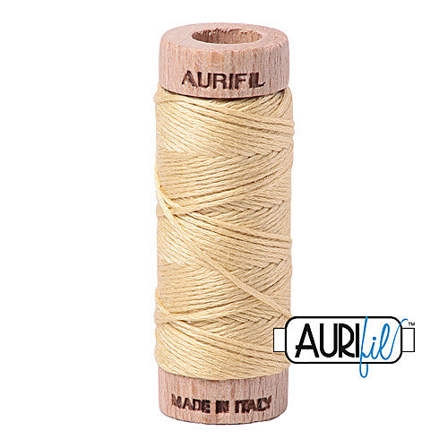 Aurifil Mako Cotton 6-Strand Floss 16 m (18 yd.) spool - 2125 Wheat