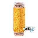 Aurifil Mako Cotton 6-Strand Floss 16 m (18 yd.) spool - 2135 Yellow