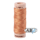 Aurifil Mako Cotton 6-Strand Floss 16 m (18 yd.) spool - 2210 Caramel