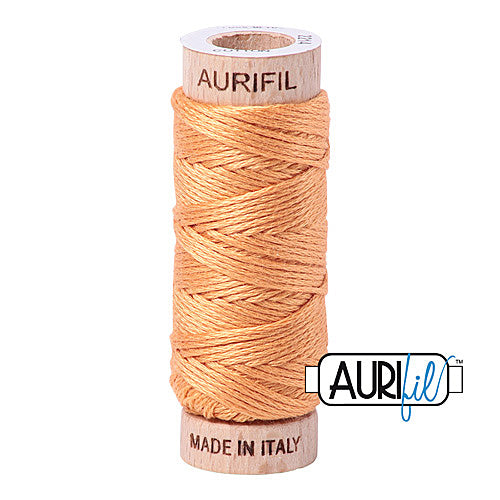 Aurifil Mako Cotton 6-Strand Floss 16 m (18 yd.) spool - 2214 Golden Honey