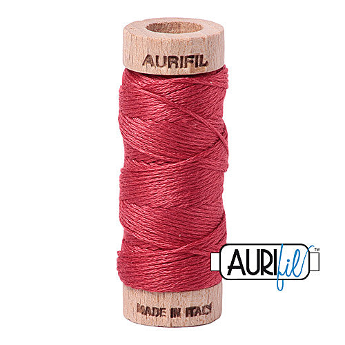Aurifil Mako Cotton 6-Strand Floss 16 m (18 yd.) spool - 2230 Red Peony