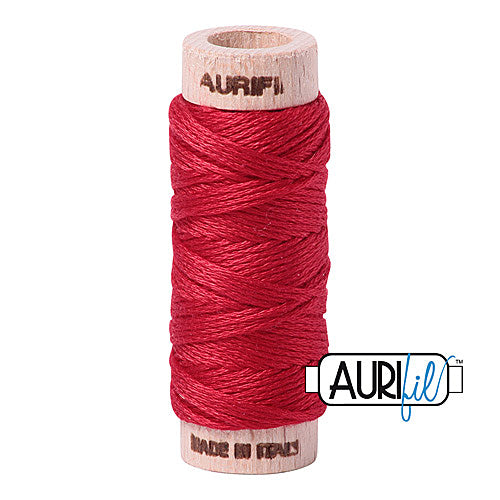 Aurifil Mako Cotton 6-Strand Floss 16 m (18 yd.) spool - 2250 Red
