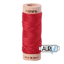 Aurifil Mako Cotton 6-Strand Floss 16 m (18 yd.) spool - 2265 Lobster Red