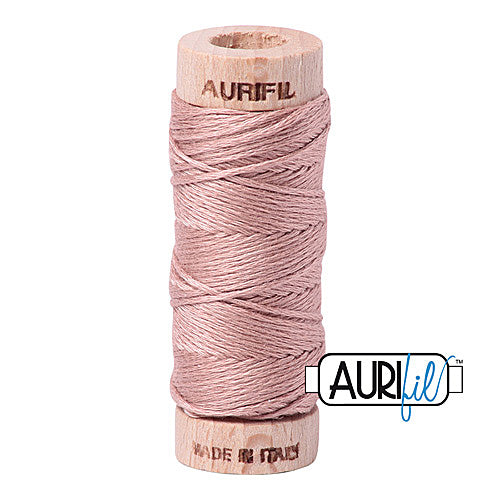 Aurifil Mako Cotton 6-Strand Floss 16 m (18 yd.) spool - 2375 Antique Blush