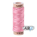 Aurifil Mako Cotton 6-Strand Floss 16 m (18 yd.) spool - 2425 Bright Pink