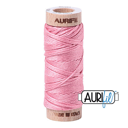 Aurifil Mako Cotton 6-Strand Floss 16 m (18 yd.) spool - 2425 Bright Pink