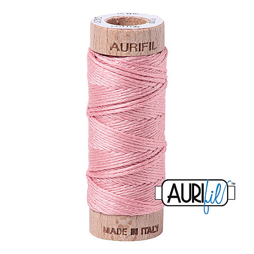 Aurifil Mako Cotton 6-Strand Floss 16 m (18 yd.) spool - 2437 Light Peony