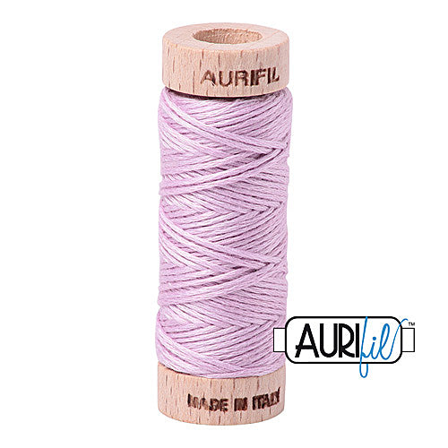 Aurifil Mako Cotton 6-Strand Floss 16 m (18 yd.) spool - 2510 Light Lilac