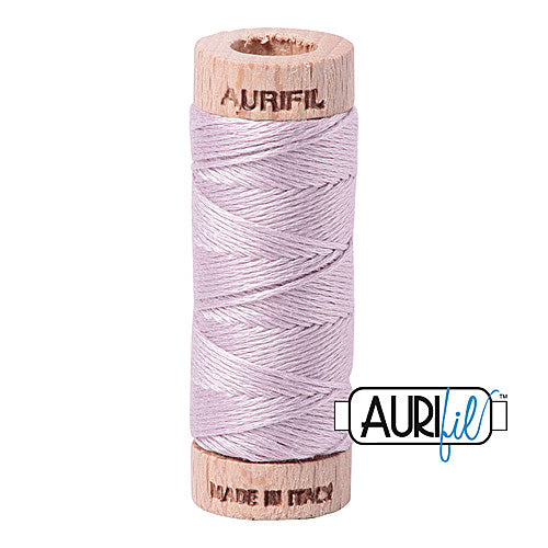 Aurifil Mako Cotton 6-Strand Floss 16 m (18 yd.) spool - 2564 Pale Lilac
