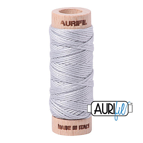 Aurifil Mako Cotton 6-Strand Floss 16 m (18 yd.) spool - 2600 Dove