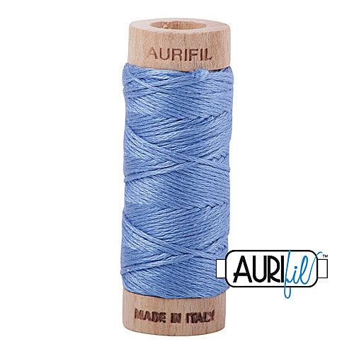 Aurifil Mako Cotton 6-Strand Floss 16 m (18 yd.) spool - 2725 Light Wedgewood