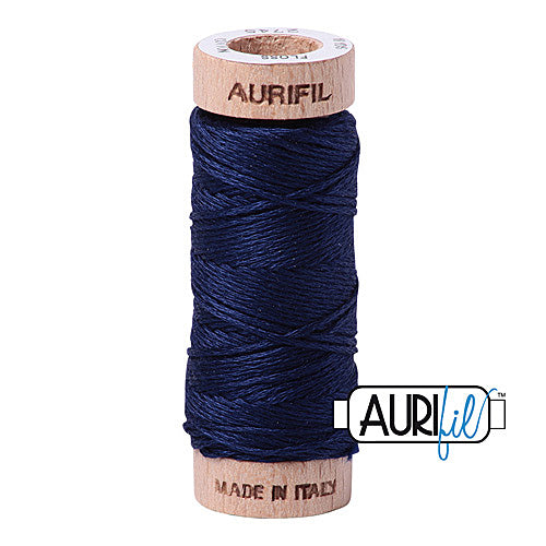 Aurifil Mako Cotton 6-Strand Floss 16 m (18 yd.) spool - 2745 Midnight