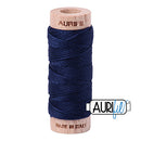 Aurifil Mako Cotton 6-Strand Floss 16 m (18 yd.) spool - 2784 Dark Navy