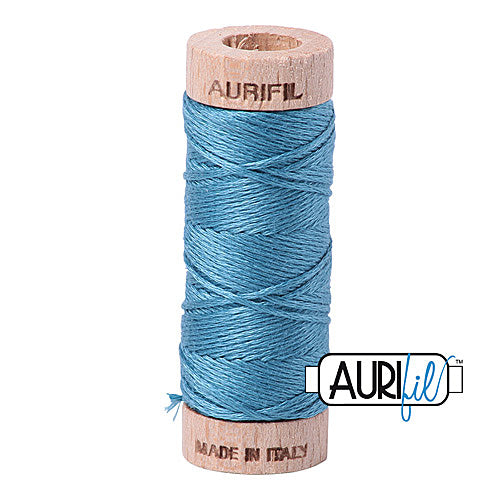 Aurifil Mako Cotton 6-Strand Floss 16 m (18 yd.) spool - 2815 Teal