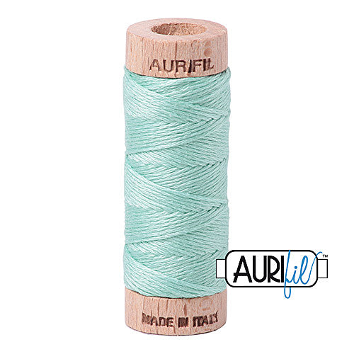 Aurifil Mako Cotton 6-Strand Floss 16 m (18 yd.) spool - 2835 Medium Mint