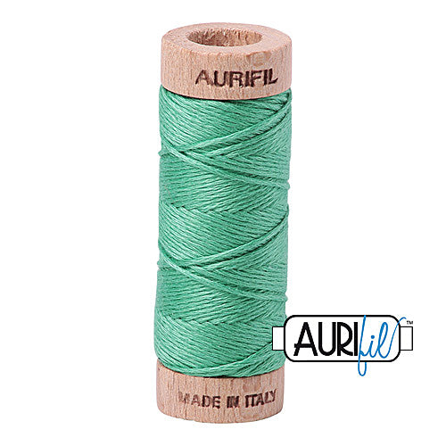 Aurifil Mako Cotton 6-Strand Floss 16 m (18 yd.) spool - 2860 Light Emerald