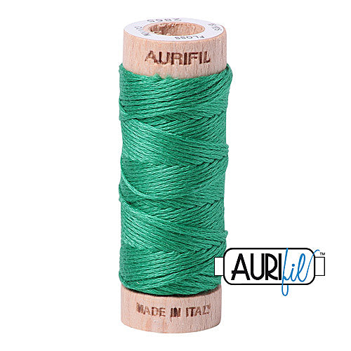 Aurifil Mako Cotton 6-Strand Floss 16 m (18 yd.) spool - 2865 Emerald