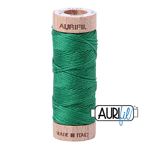 Aurifil Mako Cotton 6-Strand Floss 16 m (18 yd.) spool - 2870 Green