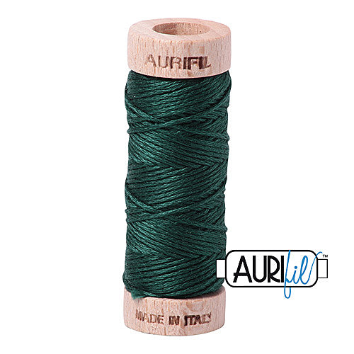 Aurifil Mako Cotton 6-Strand Floss 16 m (18 yd.) spool - 2885 Medium Spruce