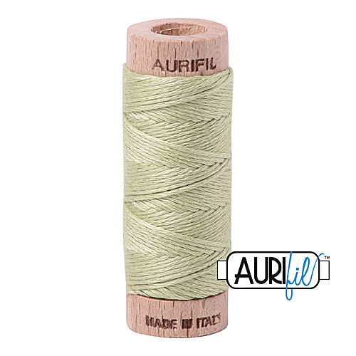 Aurifil Mako Cotton 6-Strand Floss 16 m (18 yd.) spool -  2886 Light Avocado