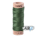 Aurifil Mako Cotton 6-Strand Floss 16 m (18 yd.) spool - 2890 Very Dark Grass Green