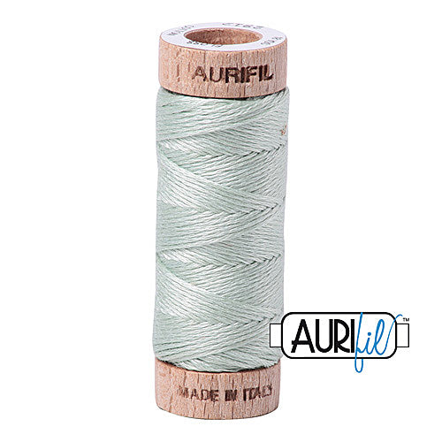 Aurifil Mako Cotton 6-Strand Floss 16 m (18 yd.) spool - 2912 Platinum