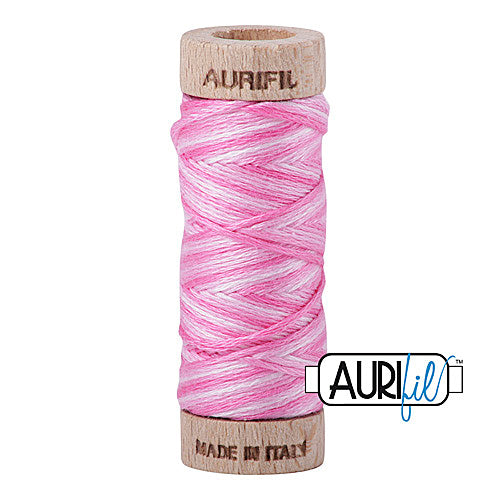 Aurifil Mako Cotton 6-Strand Floss 16 m (18 yd.) spool - 3660 Bubblegum