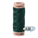 Aurifil Mako Cotton 6-Strand Floss 16 m (18 yd.) spool - 4026 Forest Green