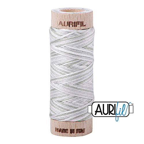 Aurifil Mako Cotton 6-Strand Floss 16 m (18 yd.) spool - 4060 Silver Moon