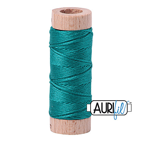 Aurifil Mako Cotton 6-Strand Floss 16 m (18 yd.) spool - 4093 Jade